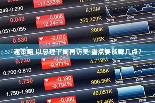 趣策略 以总理下周再访美 重点要谈哪几点？