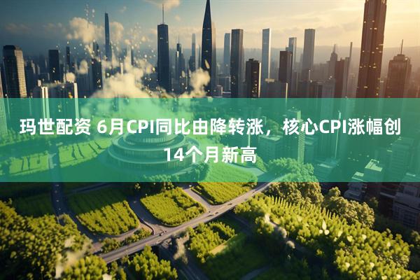 玛世配资 6月CPI同比由降转涨，核心CPI涨幅创14个月新高